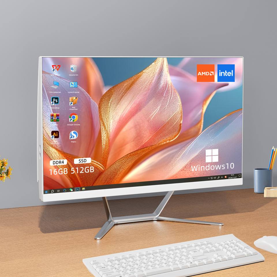 SellerSupply Home Office Computer I3 I5 I7 Aio Desktop Computer Full Set 21.5 23.8 Inch New Ordinateur Pc All In One Computers - Buy Product on