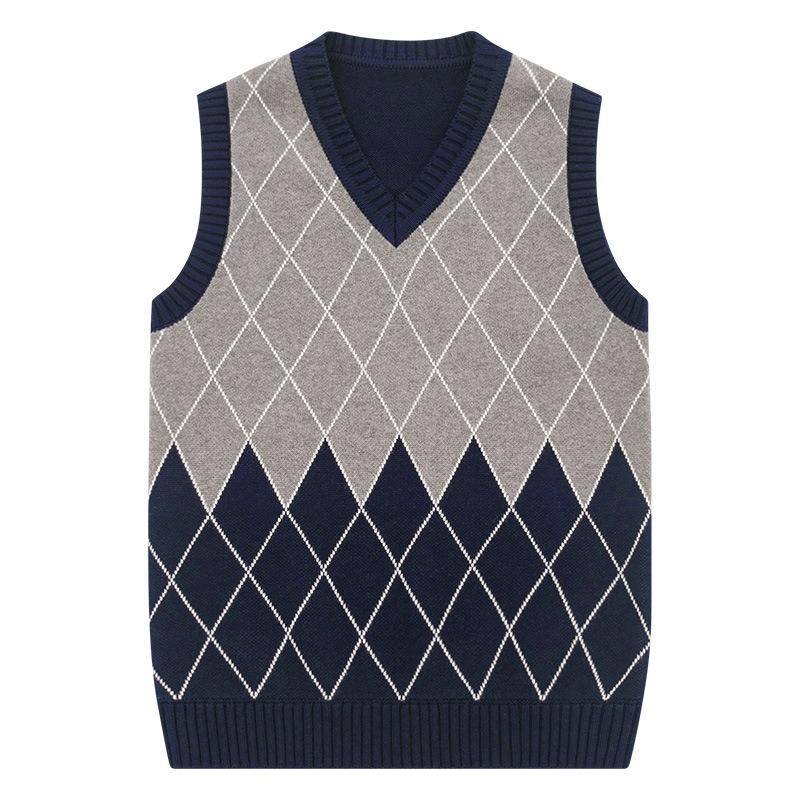 SellerSupply Custom New Model School Uniform Sweater Vest For Boys And Girls Check Pattern Design For Middle School Age Children - Buy Product on