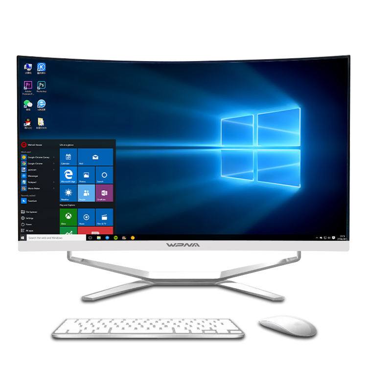 SellerSupply 24"27"32" All In One Pc Intel Core I7 I5 I3 8gb Ram 256gb Ssd 1920*1080p Hd Led Curve Screen Monoblock Computer - Buy Product on