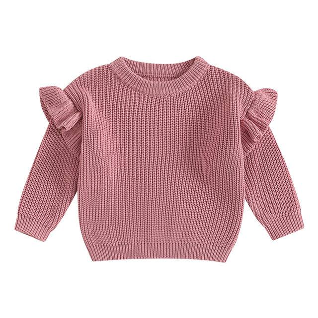 SellerSupply Knit Sweater Clothes New Toddler Infant Newborn Knitwear Soft Spring Long Sleeve Baby Solid Color Pullover Baby Girls Sweater - Buy Product on