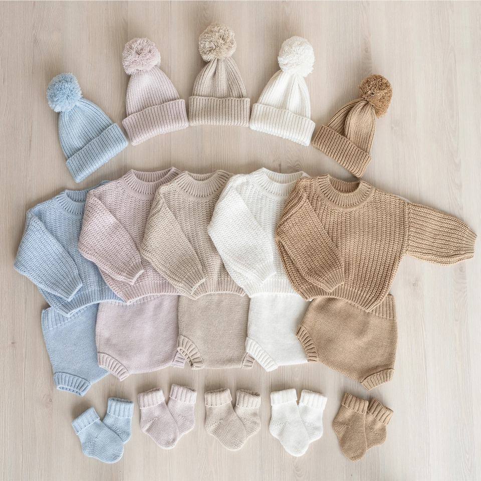 SellerSupply New Arrival Unisex Baby Sweater Set Cute Baby Girls Cardigan Knitted Sweater Wool Cotton Spring Autumn Winter With - Buy Product on
