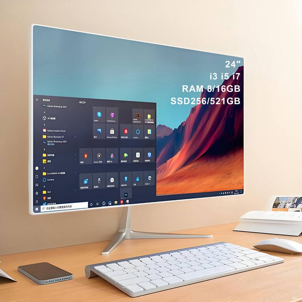 SellerSupply 2026 Brand New All In One Pc Computers Aio Desktop Computer Core I3 I5 I7 Monoblock With Lcd Led Display - Buy Product on